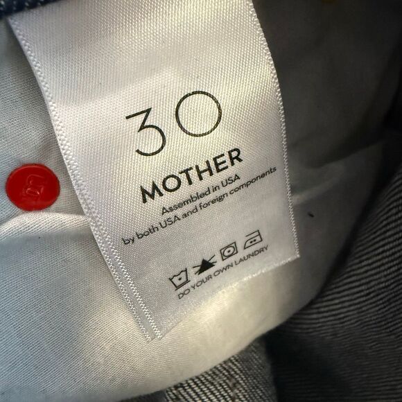 MOTHER The Funnel Sneak Jeans in Cold Brew Size 30 - Picture 7 of 10